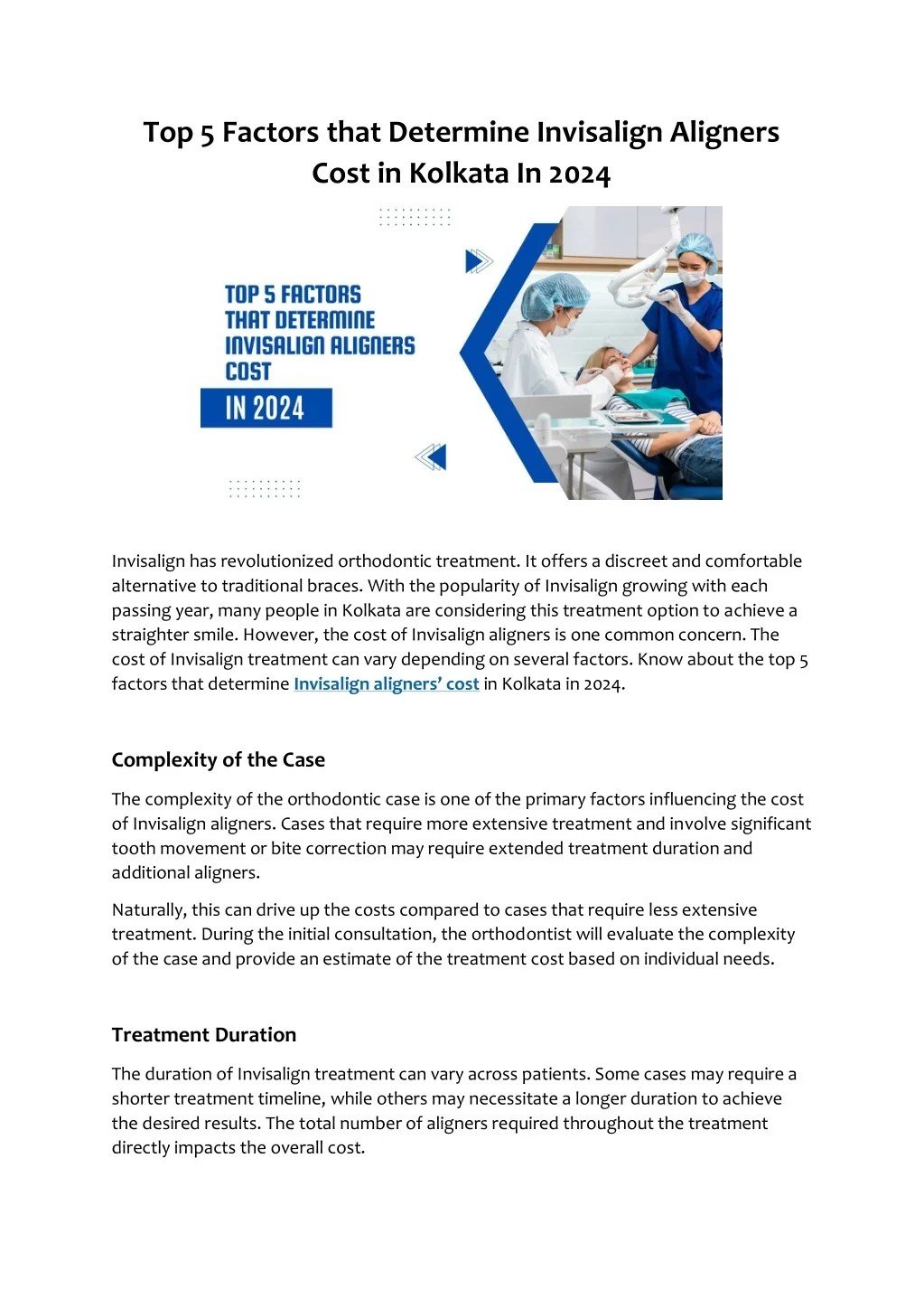 Invisalign Cost Analysis Reveals Key Treatment Pricing Factors